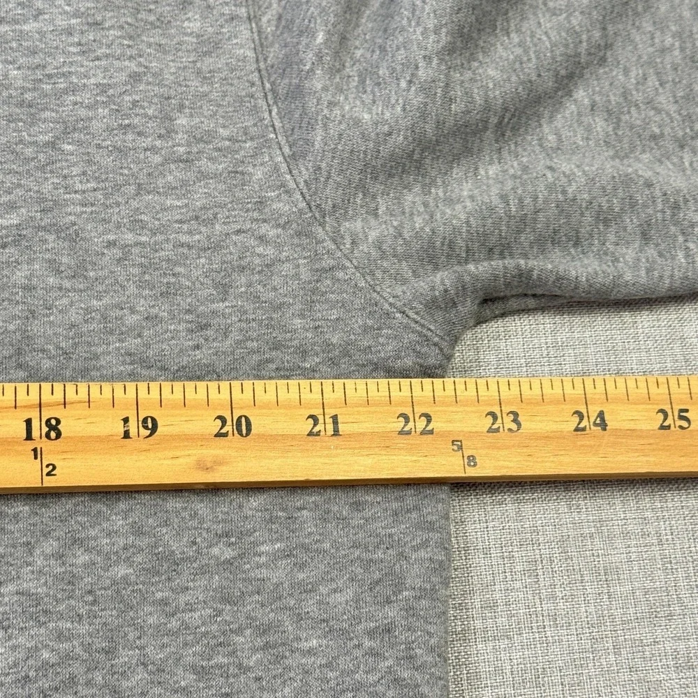 Nike Air Jordan Fleece Hoodie Sweatshirt Men M Gray Pullover Jumpman Heavyweight